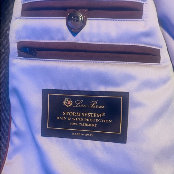 Loro Piana Mens Coat XL - 100% Cashmere w/ Storm System Protection - Picture 3 of 5